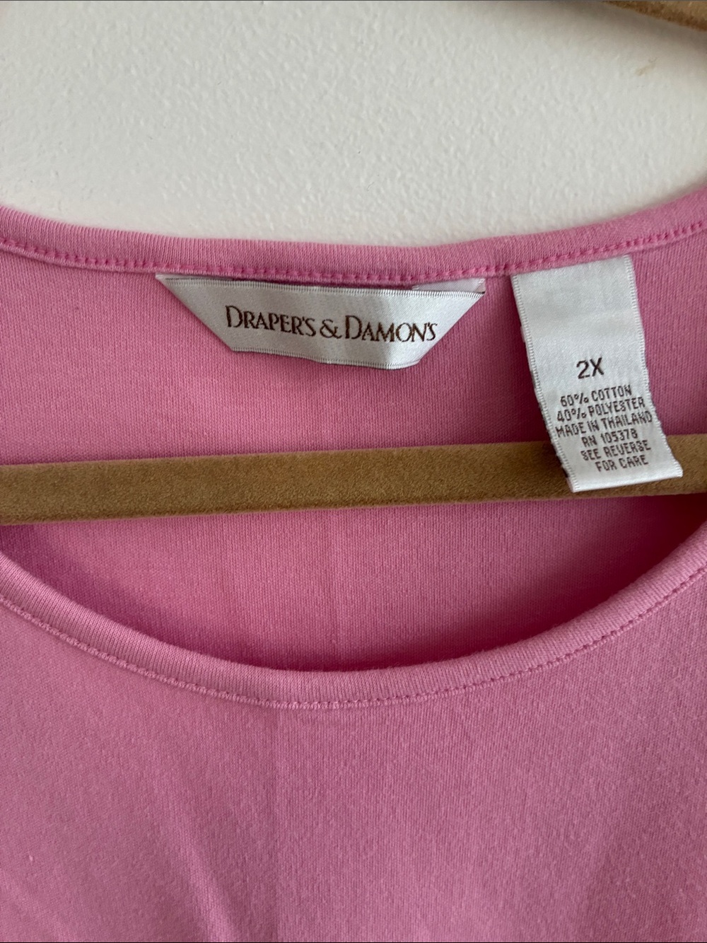 Charter Club Pink Scoop Neck Tank Top